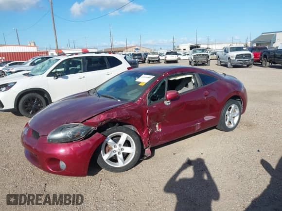✅ 2007 Mitsubishi Eclipse GS • VIN: 4A3AK24FX7E004995 • Lot: 43694889. Listed on IAAI with 190,798 mi. Free auction sales archive from the USA and detailed vehicle history report at DreamBid. Image 18.