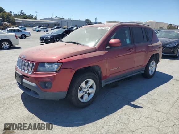 ✅ 2017 Jeep Compass Latitude • VIN: 1C4NJCEA9HD117490 • Lot: 69504935. Listed on Copart with 170,574 mi. Free auction sales archive from the USA and detailed vehicle history report at DreamBid. Image 1.