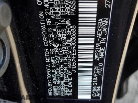 ✅ 2024 Toyota Corolla Hybrid SE • VIN: JTDBCMFE6R3030688 • Lot: 81870185. Listed on Copart with 15,977 mi. Free auction sales archive from the USA and detailed vehicle history report at DreamBid. Image 12.