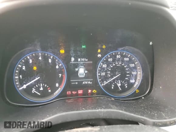 ✅ 2021 Hyundai Kona SE • VIN: KM8K12AA1MU640625 • Лот: 75663153. Опубликован ранее на Copart с пробегом 47 814 миль. Бесплатный доступ к архиву аукционных продаж из США и подробный отчёт об истории автомобиля на DreamBid. Изображение 9.