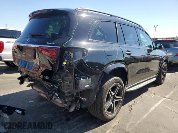 ✅ 2022 Mercedes-Benz GLS 450 • VIN: 4JGFF5KE4NA689715 • Lot: 86895245. Listed on Copart with 39,343 mi. Free auction sales archive from the USA and detailed vehicle history report at DreamBid. Image 3.