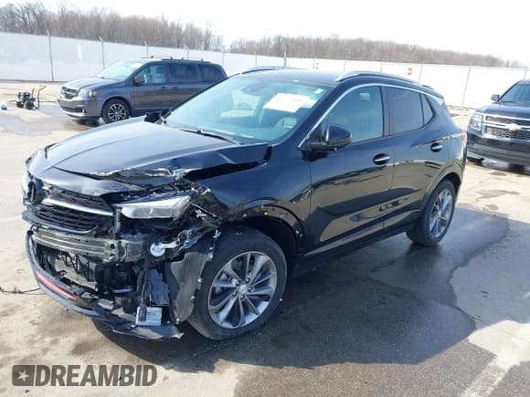 ✅ 2023 Buick Encore GX Select • VIN: KL4MMESL4PB140264 • Lot: 41777911. Listed on IAAI with 9,533 mi. Free auction sales archive from the USA and detailed vehicle history report at DreamBid. Image 2.