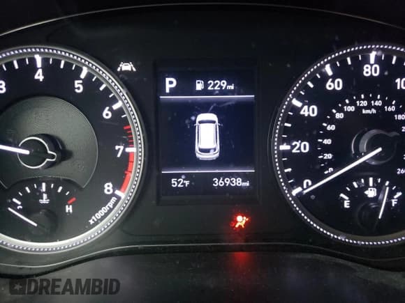 ✅ 2020 Hyundai Santa Fe SE • VIN: 5NMS2CAD2LH155000 • Лот: 36146953. Опубликован ранее на Copart с пробегом 36 938 миль. Бесплатный доступ к архиву аукционных продаж из США и подробный отчёт об истории автомобиля на DreamBid. Изображение 9.