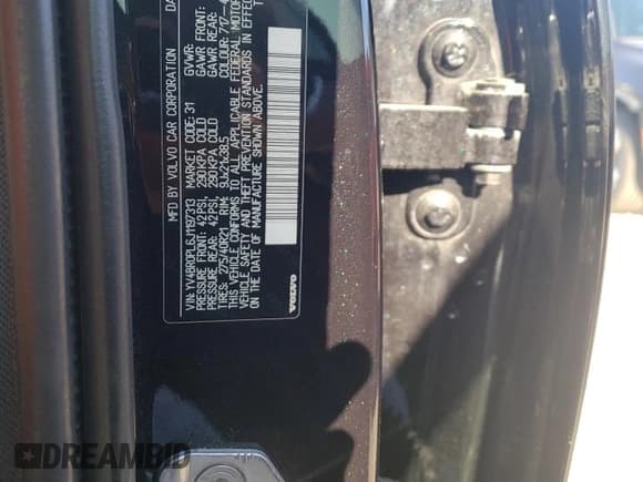 ✅ 2018 Volvo XC90 Inscription • VIN: YV4BR0PL6J1197313 • Lot: 63261365. Wystawiony na Copart z przebiegiem 65 518 mil. Bezpłatny archiwum sprzedaży aukcyjnych z USA i szczegółowy raport historii pojazdu na DreamBid. Zdjęcie 13.