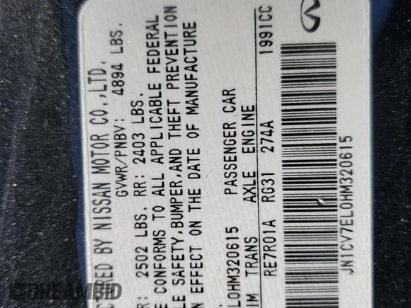 ✅ 2017 Infiniti Q60 Premium • VIN: JN1CV7EL0HM320615 • Лот: 66919445. Опубликован ранее на Copart с пробегом 52 016 миль. Бесплатный доступ к архиву аукционных продаж из США и подробный отчёт об истории автомобиля на DreamBid. Изображение 12.