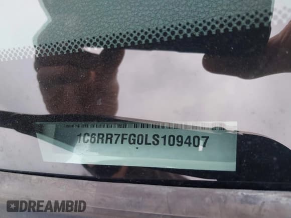 ✅ 2020 Ram 1500 Tradesman • VIN: 1C6RR7FG0LS109407 • Лот: 41682995. Опубликован ранее на IAAI с пробегом 97 800 миль. Бесплатный доступ к архиву аукционных продаж из США и подробный отчёт об истории автомобиля на DreamBid. Изображение 9.