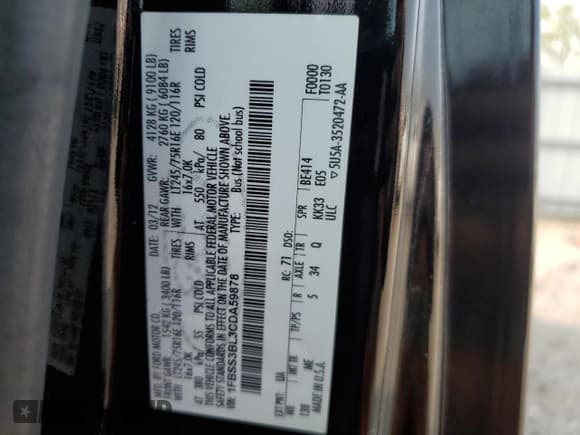 ✅ 2012 Ford Econoline Passenger XL • VIN: 1FBSS3BL3CDA59878 • Лот: 59761835. Опубликован ранее на Copart с пробегом 54 429 миль. Бесплатный доступ к архиву аукционных продаж из США и подробный отчёт об истории автомобиля на DreamBid. Изображение 13.