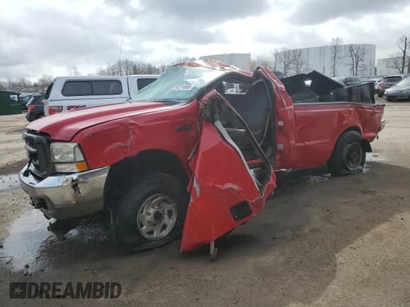 ✅ 2004 Ford F-250 XL • VIN: 1FTNF21L84EA46242 • Lot: 50214865. Listed on Copart with Not provided. Free auction sales archive from the USA and detailed vehicle history report at DreamBid. Image 1.