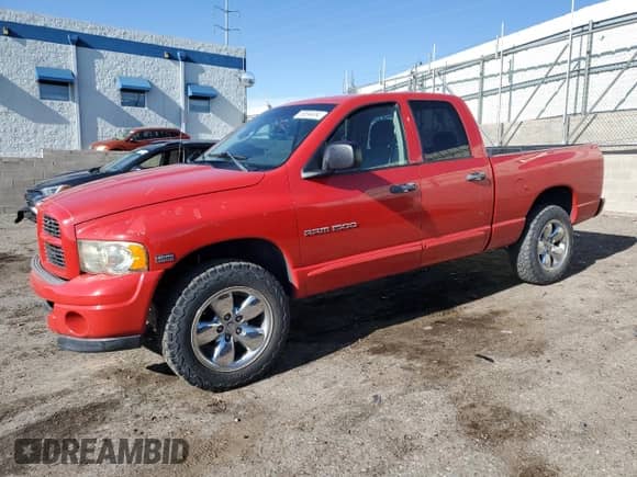 2004 Dodge 1500 SLT z VIN 1D7HU18D64S695220, wystawiony jako Copart lot #65894664 z przebiegiem 184 338 mil mil oraz Szkoda całkowita • Salvage title. Historia ofert i sprzedaży dostępna na DreamBid. Obrazek 1.