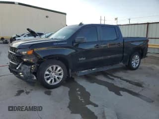 ✅ 2021 Chevrolet Silverado 1500 Custom • VIN: 3GCPWBEK2MG430679 • Lot: 71278584. Wystawiony na Copart z przebiegiem 113 147 mil. Bezpłatny archiwum sprzedaży aukcyjnych z USA i szczegółowy raport historii pojazdu na DreamBid. Zdjęcie 1.