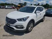 ✅ 2017 Hyundai Santa Fe 2.0T • VIN: 5XYZU3LA7HG390540 • Лот: 63862624. Опубликован ранее на Copart с пробегом 91 602 миль. Бесплатный доступ к архиву аукционных продаж из США и подробный отчёт об истории автомобиля на DreamBid. Изображение 1.
