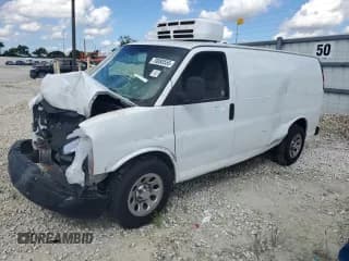 ✅ 2014 Chevrolet Express Cargo • VIN: 1GCSGAFX2E1125114 • Lot: 70080555. Listed on Copart with Not provided. Free auction sales archive from the USA and detailed vehicle history report at DreamBid. Image 1.
