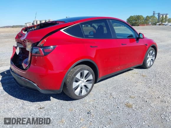 ✅ 2023 Tesla Model Y Long Range • VIN: 7SAYGDEE7PA102918 • Lot: 43596038. Listed on IAAI with 13,681 mi. Free auction sales archive from the USA and detailed vehicle history report at DreamBid. Image 4.