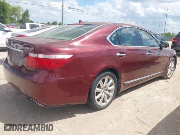 ✅ 2008 Lexus LS 460 • VIN: JTHBL46F485058127 • Lot: 42589668. Listed on IAAI with 206,354 mi. Free auction sales archive from the USA and detailed vehicle history report at DreamBid. Image 4.