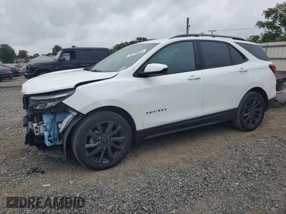 ✅ 2023 Chevrolet Equinox RS • VIN: 3GNAXMEG8PS164801 • Лот: 80706605. Опубликован ранее на Copart с пробегом 26 120 миль. Бесплатный доступ к архиву аукционных продаж из США и подробный отчёт об истории автомобиля на DreamBid. Изображение 1.