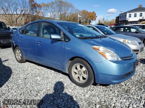✅ 2007 Toyota Prius • VIN: JTDKB20U977640906 • Lot: 90675285. Listed on Copart with Not provided. Free auction sales archive from the USA and detailed vehicle history report at DreamBid. Image 4.