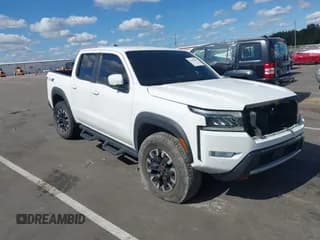 ✅ 2023 Nissan Frontier SV • VIN: 1N6ED1EKXPN630337 • Lot: 43387005. Listed on IAAI with 41,703 mi. Free auction sales archive from the USA and detailed vehicle history report at DreamBid. Image 1.