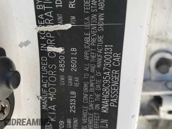 ✅ 2010 Kia Rondo • VIN: KNAHG8C95A7300131 • Лот: 90493085. Опубликован ранее на Copart с пробегом 165 011 миль. Бесплатный доступ к архиву аукционных продаж из США и подробный отчёт об истории автомобиля на DreamBid. Изображение 13.