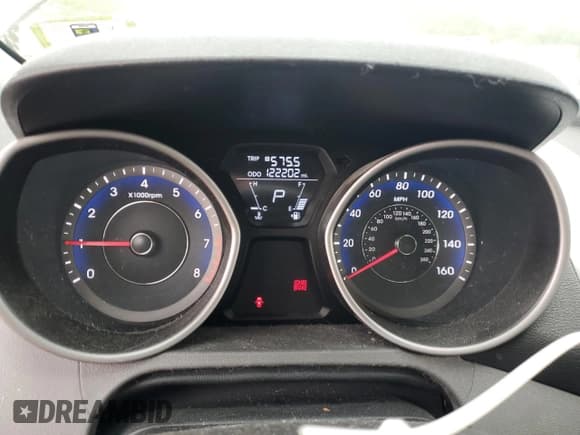 ✅ 2013 Hyundai Elantra Limited • VIN: KMHDH4AE2DU861251 • Lot: 67797435. Listed on Copart with 122,202 mi. Free auction sales archive from the USA and detailed vehicle history report at DreamBid. Image 9.