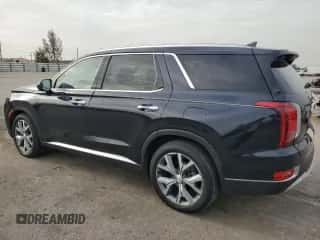 2021 Hyundai Palisade SEL z VIN KM8R44HE1MU184491, wystawiony jako Copart lot #62390894 z przebiegiem 86 784 mil mil oraz Szkoda całkowita • Salvage title. Historia ofert i sprzedaży dostępna na DreamBid. Obrazek 2.