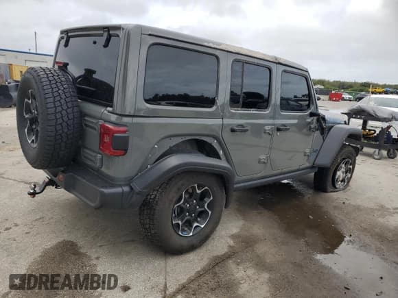 ✅ 2022 Jeep Wrangler Unlimited Rubicon • VIN: 1C4JJXR6XNW108471 • Лот: 85204155. Опубликован ранее на Copart с пробегом 62 732 миль. Бесплатный доступ к архиву аукционных продаж из США и подробный отчёт об истории автомобиля на DreamBid. Изображение 3.