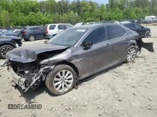 2019 Toyota Camry LE with VIN 4T1B11HK2KU159868, listed as a Copart auction lot 55486655 with 145,698 mi miles and Salvage title. Bid and sale history available at DreamBid. Image 1.