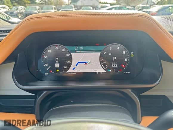 ✅ 2023 Land Rover Defender • VIN: SALEVFEUXP2145415 • Lot: 94402155. Listed on Copart with 81,123 mi. Free auction sales archive from the USA and detailed vehicle history report at DreamBid. Image 9.