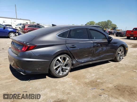 2022 Hyundai Sonata Sport с VIN 5NPEJ4J23NH136644, выставлен на аукционе Copart как лот 68210274 с пробегом 17 407 миль миль и Списание • Salvage title. История ставок и продаж доступна на DreamBid. Изображение 3.