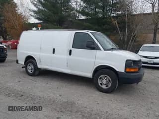 ✅ 2015 Chevrolet Express Cargo • VIN: 1GCWGFCF9F1168442 • Lot: 43461853. Listed on IAAI with 221,612 mi. Free auction sales archive from the USA and detailed vehicle history report at DreamBid. Image 1.