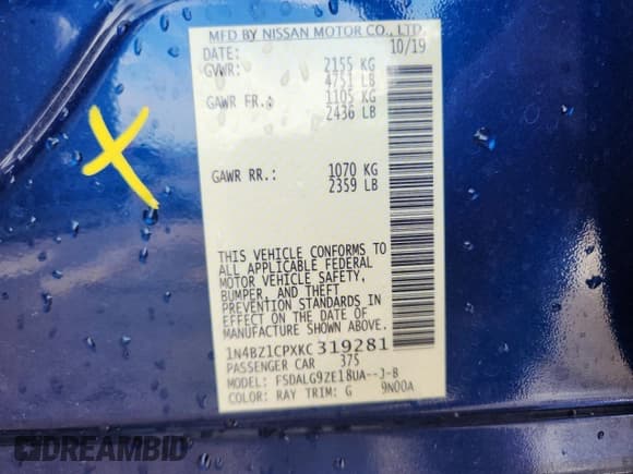 ✅ 2019 Nissan LEAF SL Plus • VIN: 1N4BZ1CPXKC319281 • Lot: 85524205. Wystawiony na Copart z przebiegiem 67 980 mil. Bezpłatny archiwum sprzedaży aukcyjnych z USA i szczegółowy raport historii pojazdu na DreamBid. Zdjęcie 13.