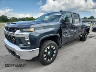 2020 Chevrolet Silverado 2500HD LT z VIN 1GC4YNE71LF287024, wystawiony jako Copart lot #65618715 z przebiegiem 108 817 mil mil oraz Czysty tytuł • Clean title. Historia ofert i sprzedaży dostępna na DreamBid. Obrazek 1.