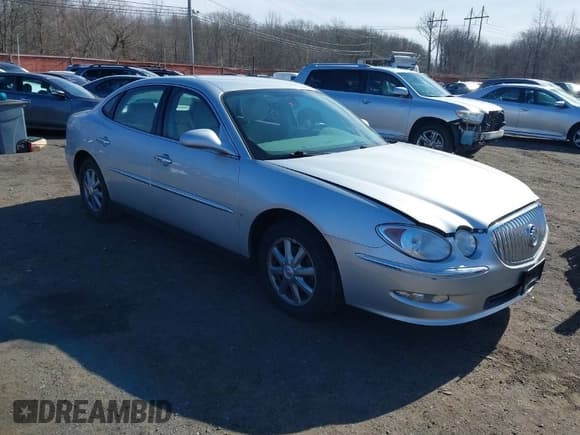 ✅ 2009 Buick LaCrosse CX • VIN: 2G4WC582091148814 • Lot: 41595101. Listed on IAAI with 135,845 mi. Free auction sales archive from the USA and detailed vehicle history report at DreamBid. Image 1.