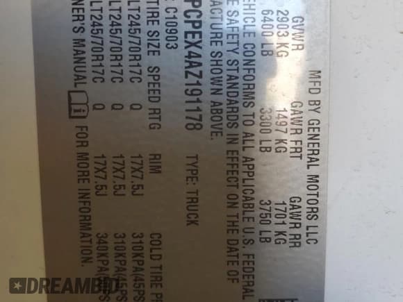 ✅ 2010 Chevrolet Silverado 1500 Work Truck • VIN: 1GCPCPEX4AZ191178 • Lot: 73594184. Listed on Copart with 168,986 mi. Free auction sales archive from the USA and detailed vehicle history report at DreamBid. Image 14.