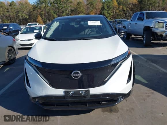 ✅ 2023 Nissan ARIYA Evolve+ • VIN: JN1BF0BA3PM411556 • Lot: 43631598. Listed on IAAI with 17,063 mi. Free auction sales archive from the USA and detailed vehicle history report at DreamBid. Image 12.