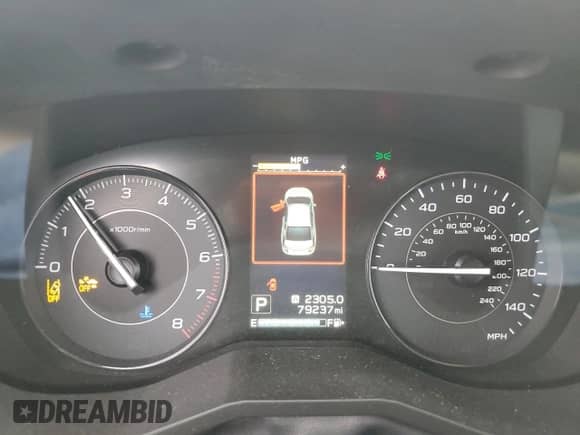 2020 Subaru Impreza with VIN 4S3GKAB61L3600058, listed as a Copart auction lot 60421565 with 79,237 mi miles and Salvage title. Bid and sale history available at DreamBid. Image 9.