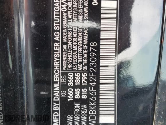 ✅ 2002 Mercedes-Benz SLK 3.2L AMG • VIN: WDBKK66F42F230978 • Лот: 71451144. Опубликован ранее на Copart с пробегом 50 610 миль. Бесплатный доступ к архиву аукционных продаж из США и подробный отчёт об истории автомобиля на DreamBid. Изображение 12.