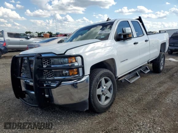 ✅ 2019 Chevrolet Silverado 2500HD Work Truck • VIN: 2GC2CREG8K1121196 • Lot: 56525835. Wystawiony na Copart z przebiegiem 63 376 mil. Bezpłatny archiwum sprzedaży aukcyjnych z USA i szczegółowy raport historii pojazdu na DreamBid. Zdjęcie 1.