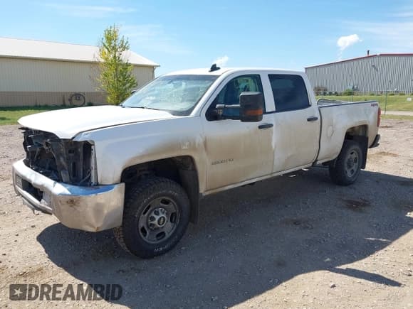 ✅ 2018 Chevrolet Silverado 2500HD Work Truck • VIN: 1GC1KUEG2JF111739 • Lot: 43212934. Listed on IAAI with Not provided. Free auction sales archive from the USA and detailed vehicle history report at DreamBid. Image 2.