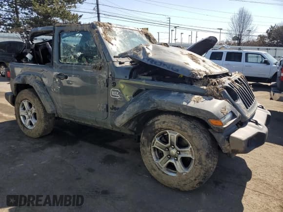 ✅ 2023 Jeep Wrangler Sport S • VIN: 1C4GJXANXPW609778 • Lot: 48559505. Listed on Copart with Not provided. Free auction sales archive from the USA and detailed vehicle history report at DreamBid. Image 4.