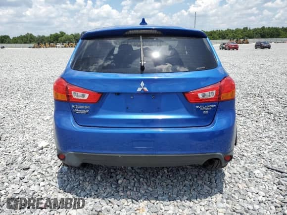 2017 Mitsubishi Outlander SE with VIN JA4AR3AW4HZ016685, listed as a Copart auction lot 57983775 with Not provided miles and Salvage title. Bid and sale history available at DreamBid. Image 6.