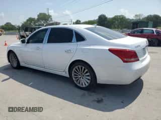 2015 Hyundai Equus Signature z VIN KMHGH4JH6FU095812, wystawiony jako Copart lot #62262895 z przebiegiem 101 763 mil mil oraz Szkoda całkowita • Salvage title. Historia ofert i sprzedaży dostępna na DreamBid. Obrazek 2.