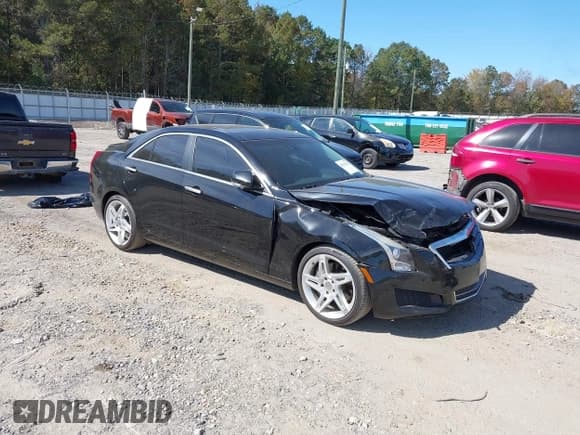 ✅ 2014 Cadillac ATS Luxury RWD • VIN: 1G6AB5SX8E0143827 • Lot: 43533262. Listed on IAAI with 133,765 mi. Free auction sales archive from the USA and detailed vehicle history report at DreamBid. Image 1.