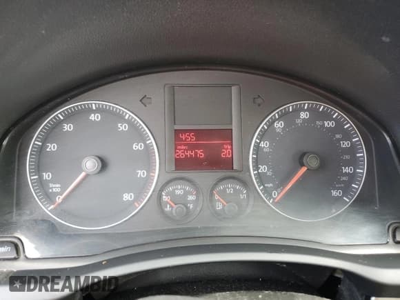 ✅ 2009 Volkswagen Rabbit S • VIN: WVWBA71K19W118499 • Lot: 52969485. Listed on Copart with 264,475 mi. Free auction sales archive from the USA and detailed vehicle history report at DreamBid. Image 9.