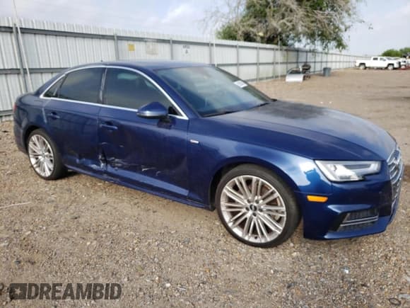 ✅ 2017 Audi A4 ultra Premium Plus • VIN: WAULMAF49HA162701 • Lot: 59200813. Listed on Copart with 80,540 mi. Free auction sales archive from the USA and detailed vehicle history report at DreamBid. Image 4.
