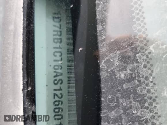 ✅ 2010 Dodge 1500 Sport • VIN: 1D7RB1CT6AS126601 • Лот: 86455364. Размещён на Copart с пробегом 133 225 миль миль. Получите бесплатный доступ к архиву аукционных продаж из США и посмотрите подробный отчёт об истории автомобиля на DreamBid. Изображение 12.