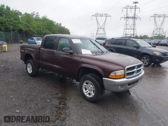 ✅ 2004 Dodge Dakota SLT • VIN: 1D7HG48N04S718220 • Lot: 42258803. Wystawiony na IAAI z przebiegiem 250 757 mil. Bezpłatny archiwum sprzedaży aukcyjnych z USA i szczegółowy raport historii pojazdu na DreamBid. Zdjęcie 1.