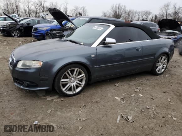 ✅ 2007 Audi S4 • VIN: WUARL48H77K900962 • Lot: 44768555. Listed on Copart with 150,733 mi. Free auction sales archive from the USA and detailed vehicle history report at DreamBid. Image 1.