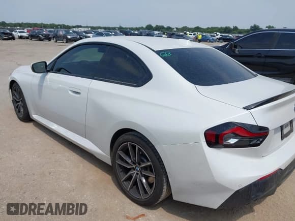 ✅ 2023 BMW 2 Series 230i • VIN: 3MW23CM03P8D30465 • Lot: 43056268. Listed on IAAI with 13,767 mi. Free auction sales archive from the USA and detailed vehicle history report at DreamBid. Image 3.