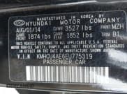 ✅ 2014 Hyundai Accent GLS • VIN: KMHCU4AE6EU775319 • Lot: 42578464. Listed on IAAI with 109,585 mi. Free auction sales archive from the USA and detailed vehicle history report at DreamBid. Image 9.