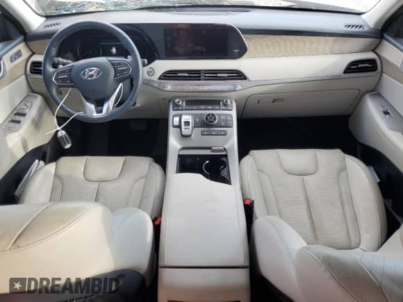 2021 Hyundai Palisade SEL with VIN KM8R4DHE1MU205193, listed as a Copart auction lot 73539524 with 72,118 mi miles and Salvage title. Bid and sale history available at DreamBid. Image 8.